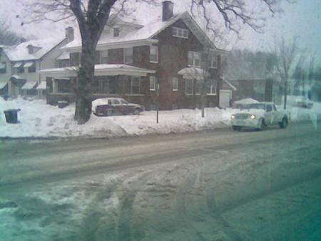 during the snow storm 2007