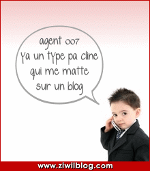 Tres mignone ce tit agent :-)